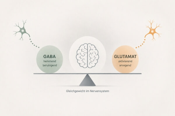 Gleichgewicht zwischen GABA und Glutamat