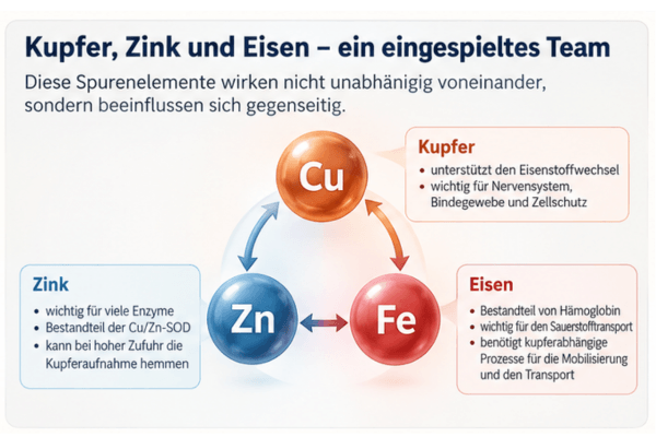 Kupfer Zink Eisen Verbindung